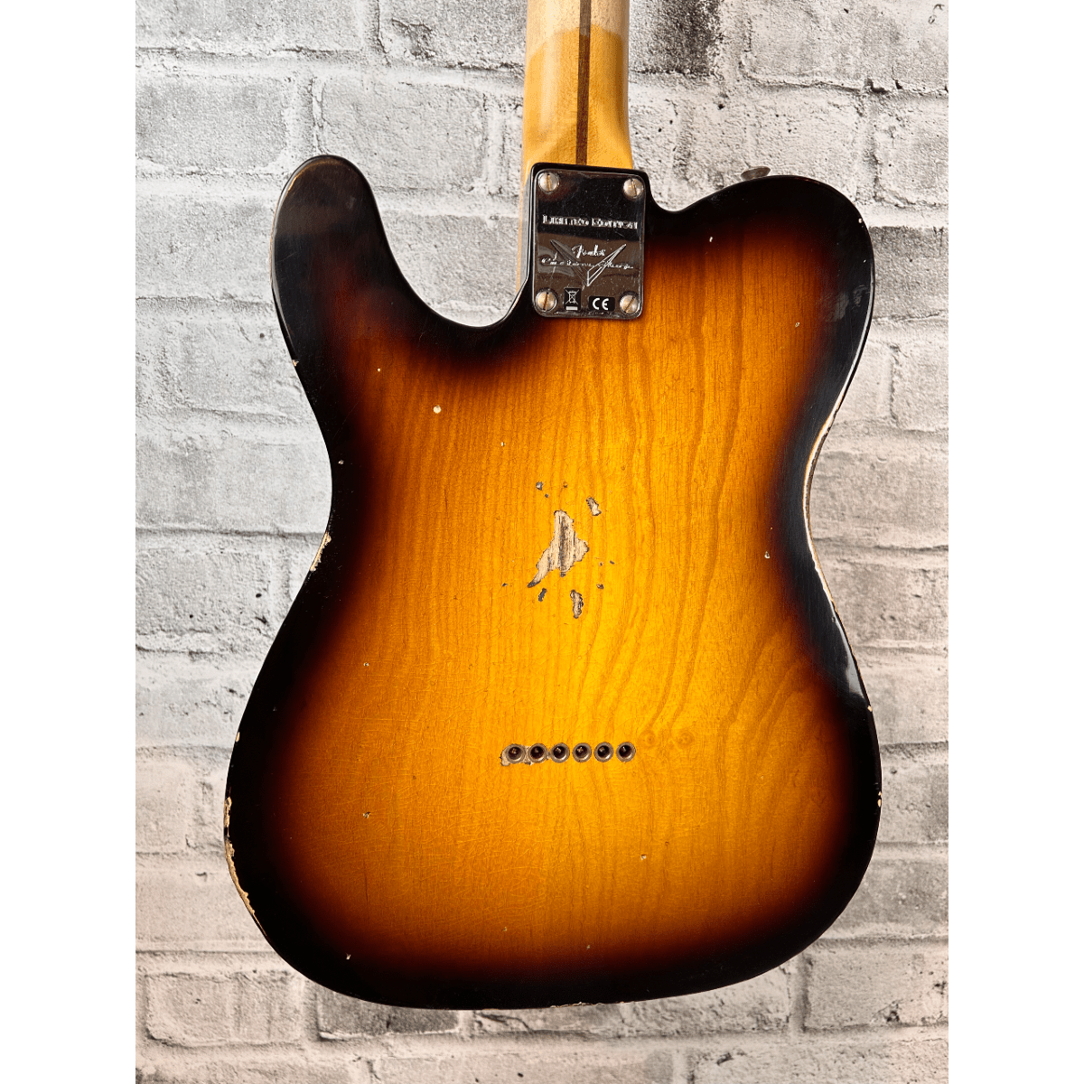 Fender Custom Shop  Limited Edition Nocaster Thinline Relic, 1-Piece Quartersawn Maple Neck, Aged 2-Color Sunburst