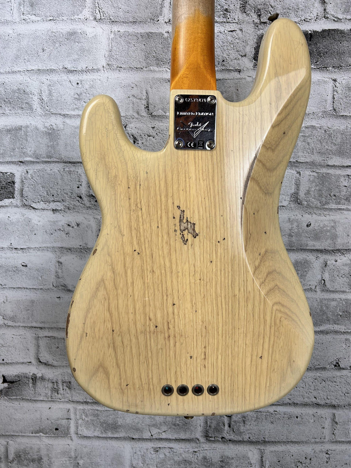 Fender Custom Shop Limited Edition 1959 Precision Bass Special Relic, Quartersawn Maple Neck, Natural Blonde