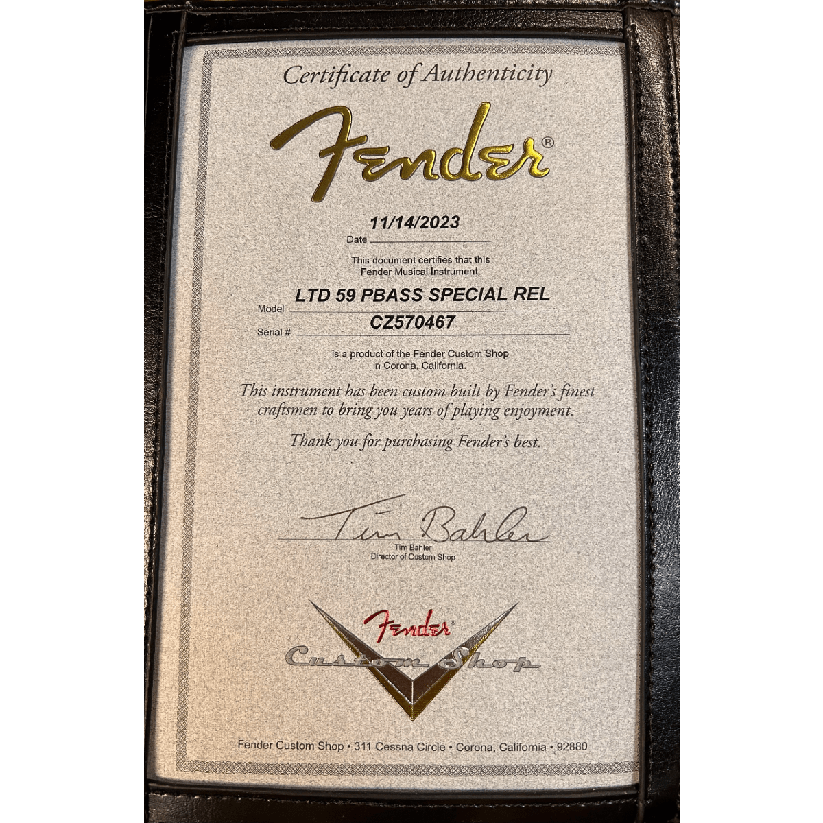 Fender Custom Shop  Limited Edition 1959 Precision Bass Special Relic, Quartersawn Maple Neck, Chocolate 3-Color Sunburst
