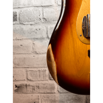 Fender Custom Shop  Limited Edition 1959 Precision Bass Special Relic, Quartersawn Maple Neck, Chocolate 3-Color Sunburst