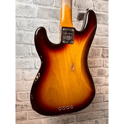 Fender Custom Shop  Limited Edition 1959 Precision Bass Special Relic, Quartersawn Maple Neck, Chocolate 3-Color Sunburst