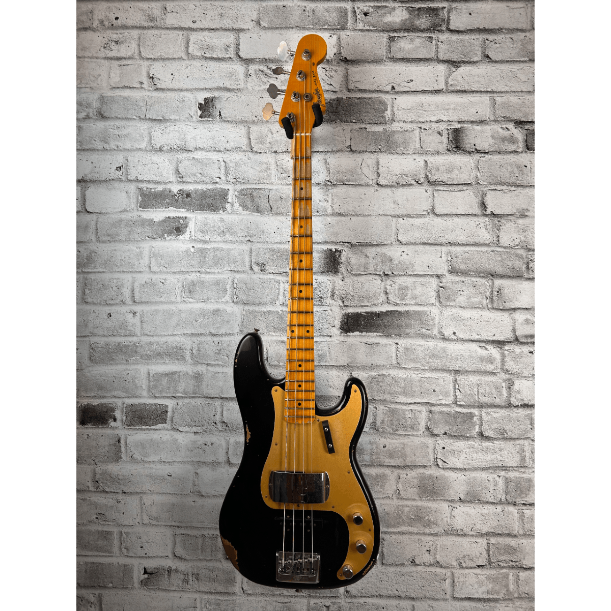 Fender Custom Shop Limited Edition 1959 Precision Bass Special Relic, Quartersawn Maple Neck, Aged Black