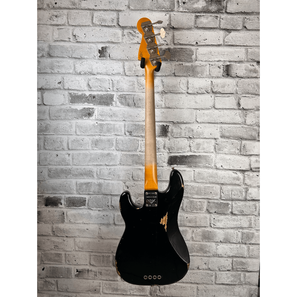 Fender Custom Shop Limited Edition 1959 Precision Bass Special Relic, Quartersawn Maple Neck, Aged Black
