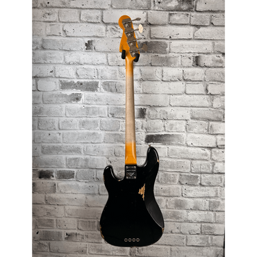 Fender Custom Shop Limited Edition 1959 Precision Bass Special Relic, Quartersawn Maple Neck, Aged Black
