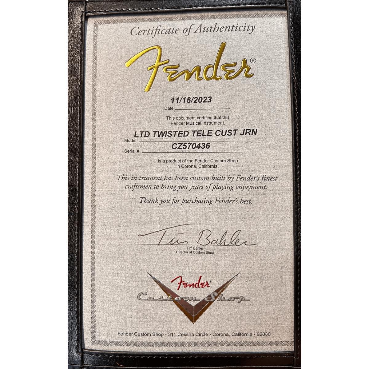 Fender Custom Shop Limited Edition Twisted Telecaster Journeyman Relic, 1-Piece Rift Sawn Maple Neck, 2-Color Sunburst