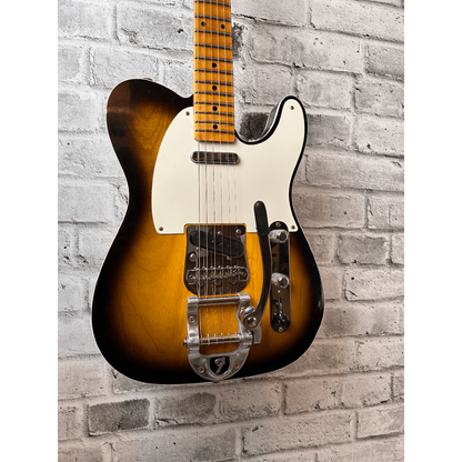 Fender Custom Shop Limited Edition Twisted Telecaster Journeyman Relic, 1-Piece Rift Sawn Maple Neck, 2-Color Sunburst