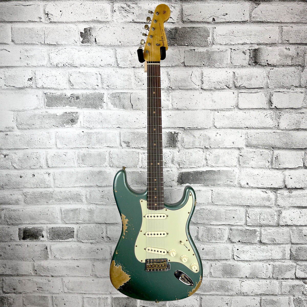 Fender Custom Shop  Limited Edition 1964 L-Series Stratocaster Heavy Relic, 3A Rosewood Fingerboard, Aged Sherwood Green Metallic