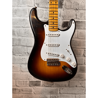 Fender Custom Shop Limited Edition 70th Anniversary 1954 Stratocaster Journeyman Relic, Wide-Fade 2-Color Sunburst