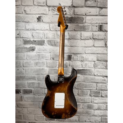 Fender Custom Shop Limited Edition 70th Anniversary 1954 Stratocaster Super Heavy Relic, Wide-Fade 2-Color Sunburst