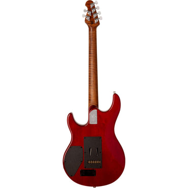Ernie Ball Music Man Luke III HH Maple Top, Cherry Burst Quilt