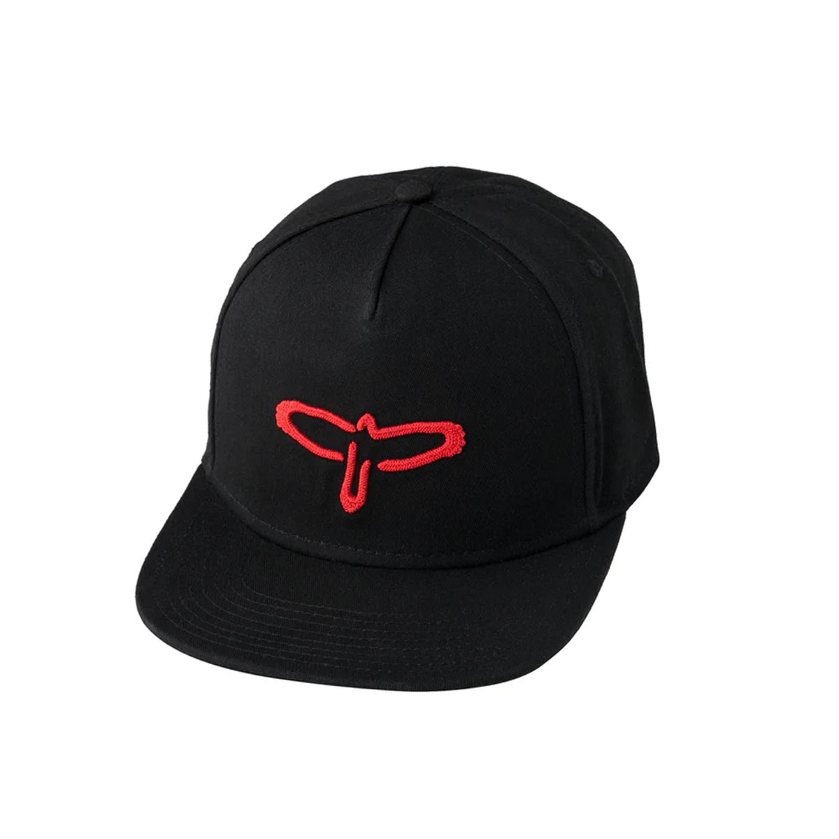 Flat Bill Baseball Cap, PRS Bird Logo - Red Logo