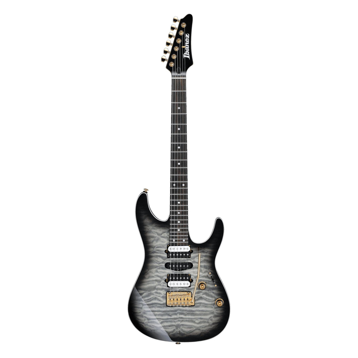 IBANEZ AZ47P1QM Premium Electric Guitar, Black Ice Burst