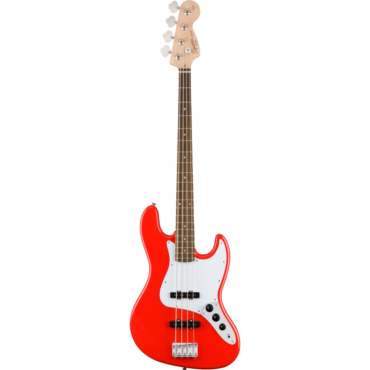 Squier Affinity Series Jazz Bass, Laurel Fingerboard - Race Red