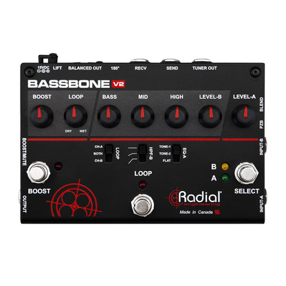 RADIAL Bassbone V2 Bass Preamp & Boost