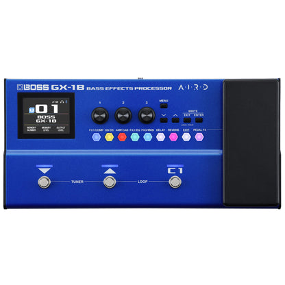 BOSS GX-1B Bass Effects Processor - Pedal Board