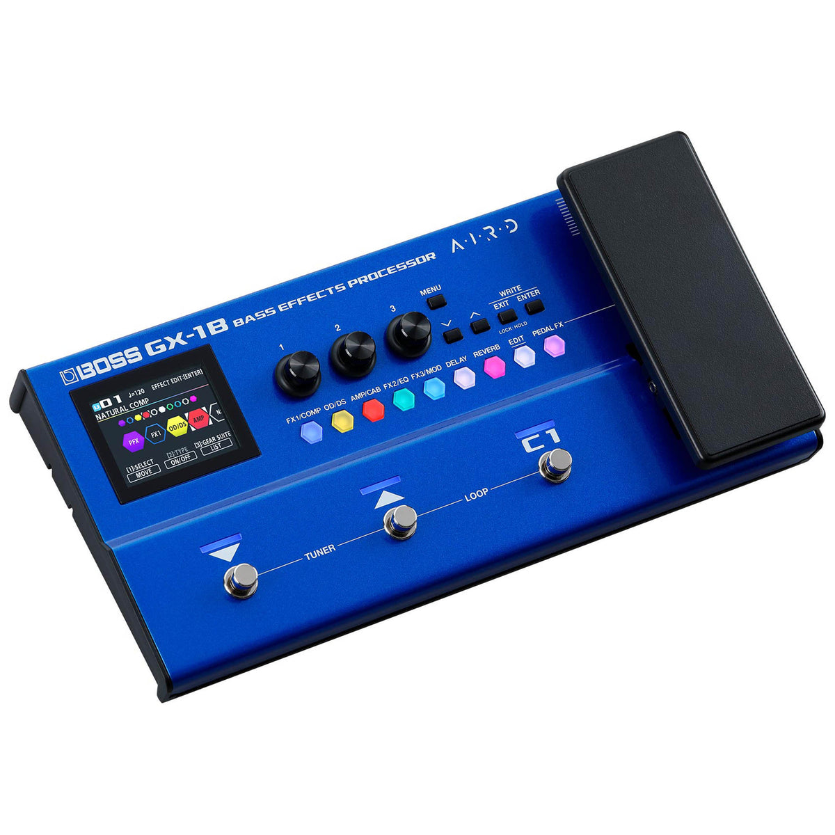 BOSS GX-1B Bass Effects Processor - Pedal Board
