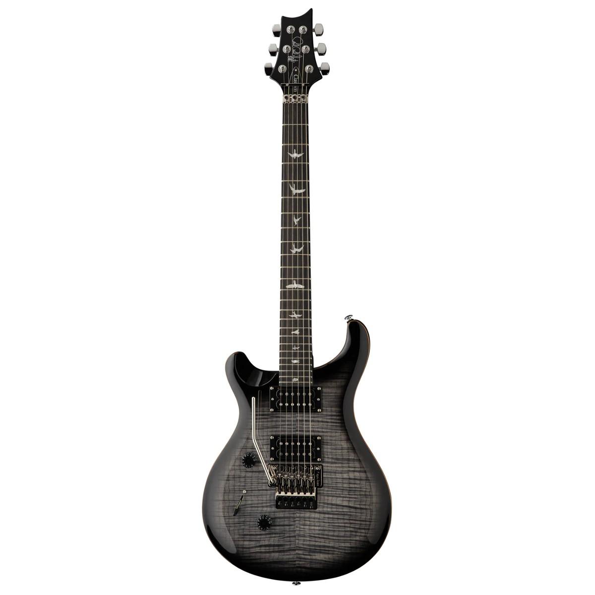 PRS SE Custom 24 Floyd Left-handed Electric Guitar - Charcoal Burst