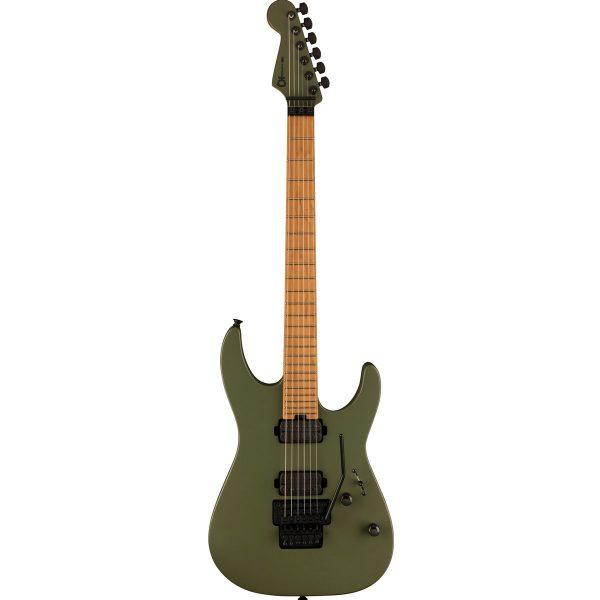 Charvel Limited Edition ProMod DK24R, Roasted Maple Neck, Matte Army Drab