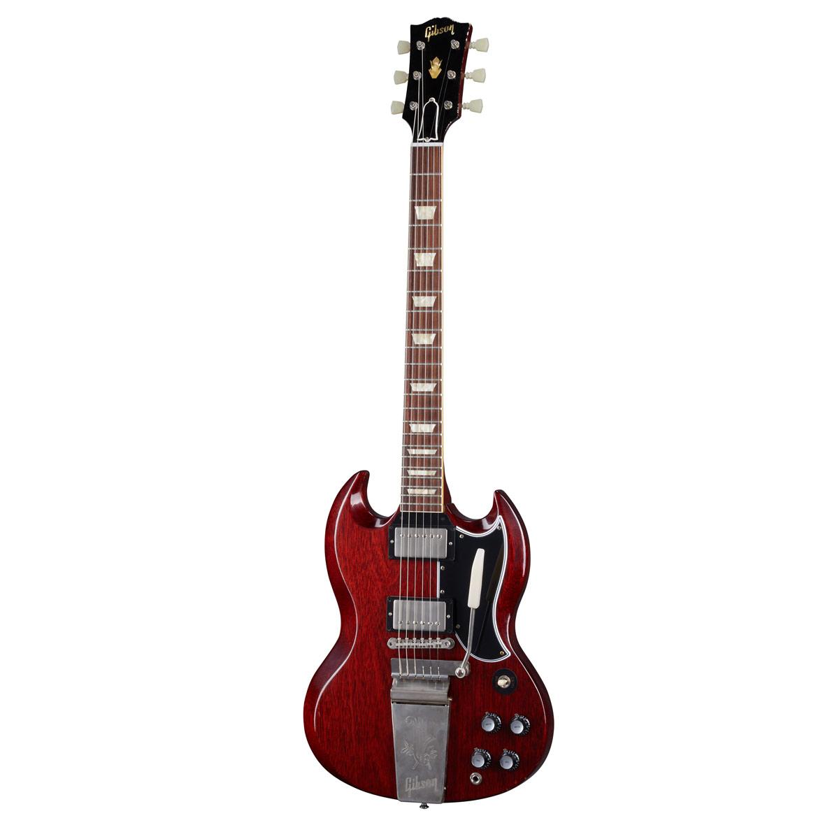 Gibson Custom Shop Murphy Labs 1964 SG Standard With Maestro Vibrola - Cherry Red Ultra Light Aged