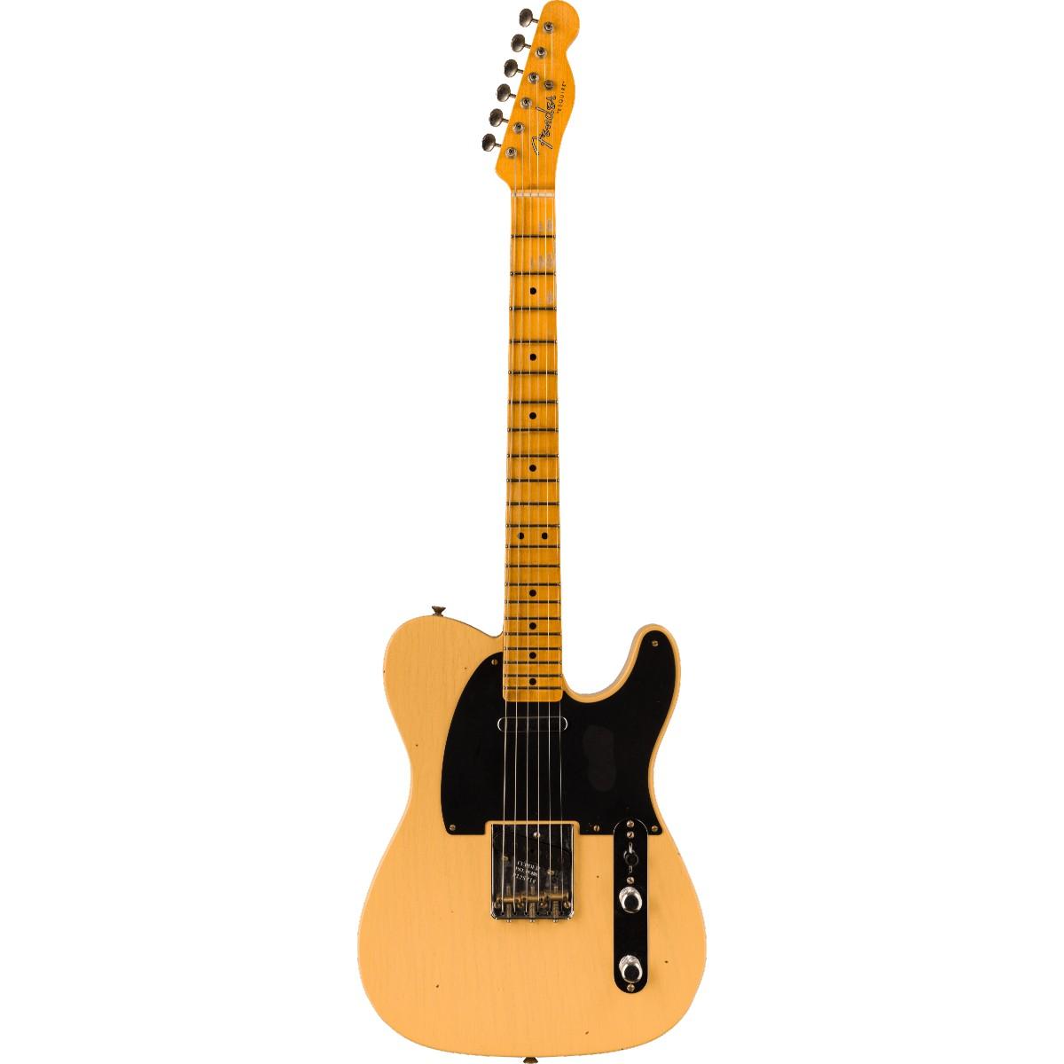 Fender Custom Shop 1950 Double Esquire® Journeyman Relic®, 1-Piece Rift Sawn Maple Neck, Nocaster® Blonde