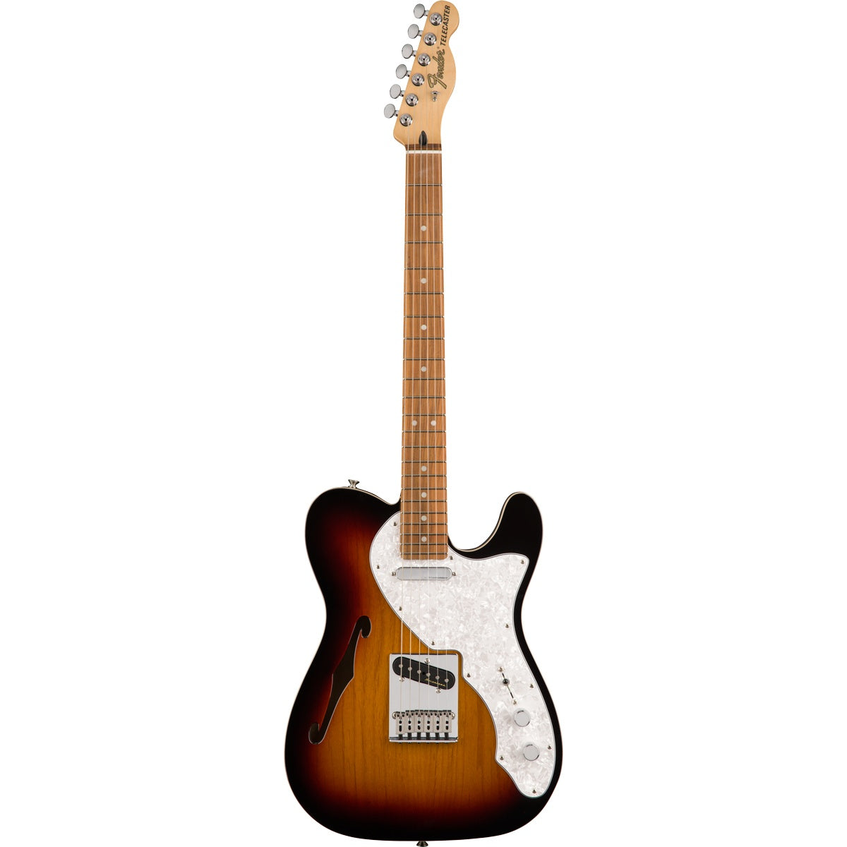 Fender Deluxe Telecaster Thinline, Pau Ferro Fingerboard, 3-Color Sunburst