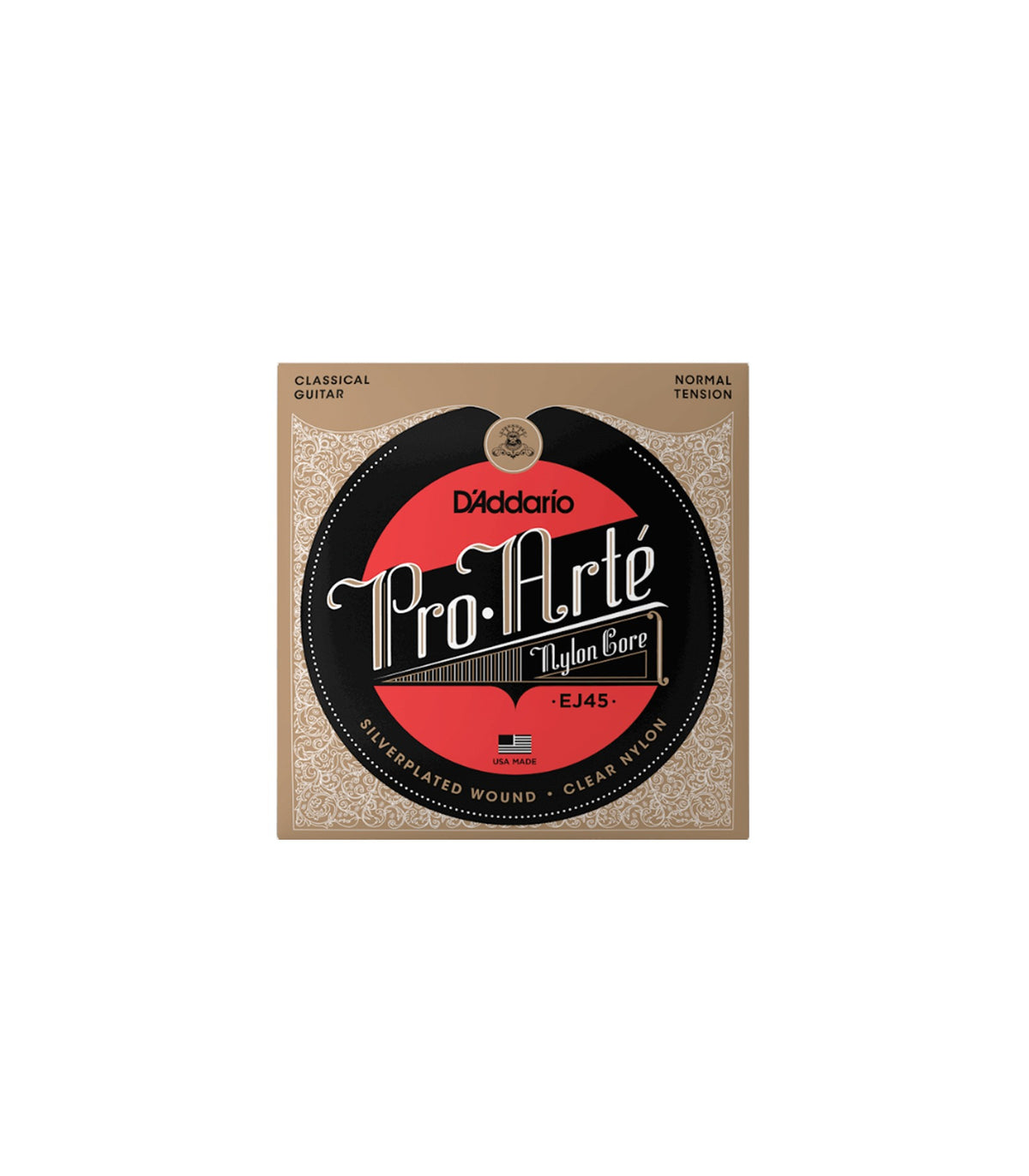 D'Addario EJ45 Pro Arte Classical Clear Nylon Strings Normal Tension