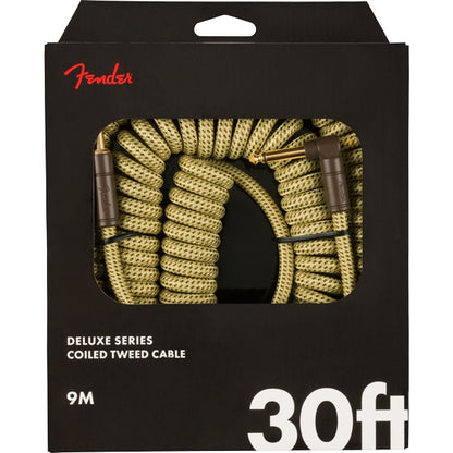 Fender Deluxe Coil Cable, 30' - Tweed