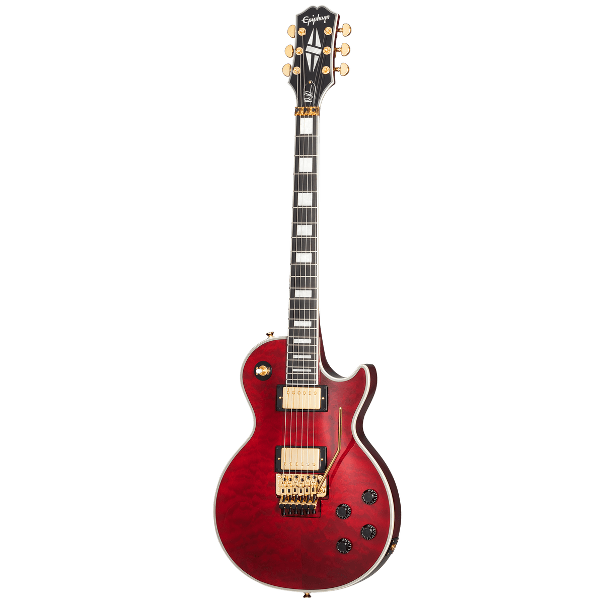 Epiphone Alex Lifeson Les Paul Custom Axcess, Ruby