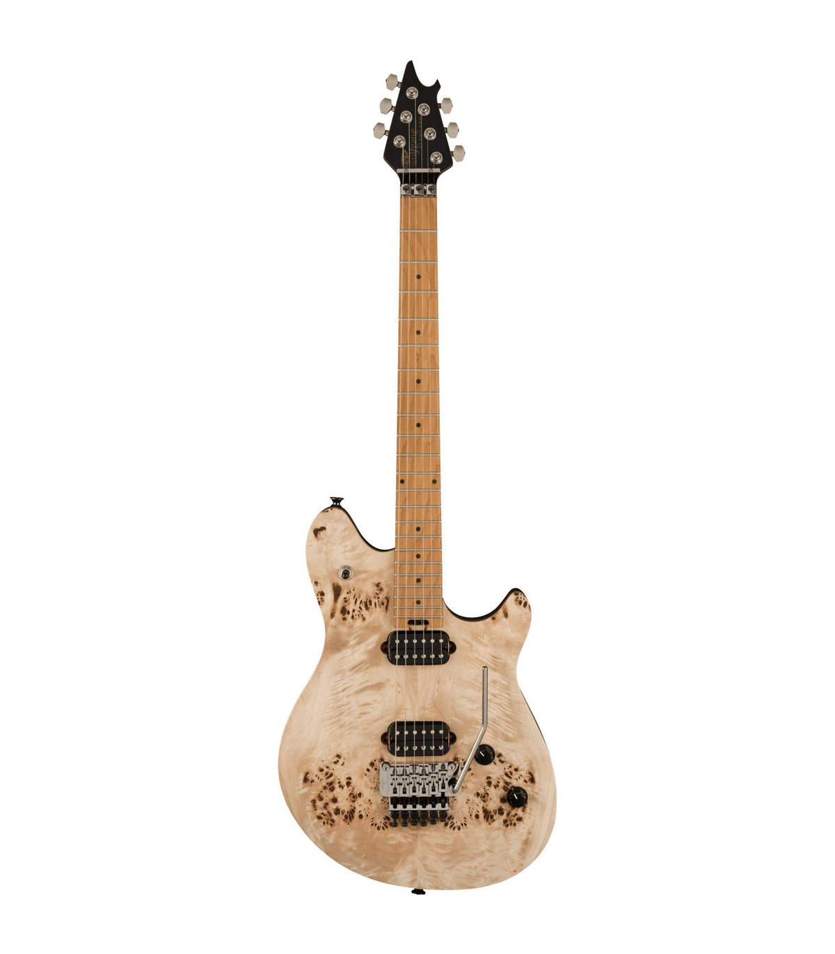 EVH Wolfgang WG Standard Exotic Poplar Burl, Baked Maple Fingerboard - Natural