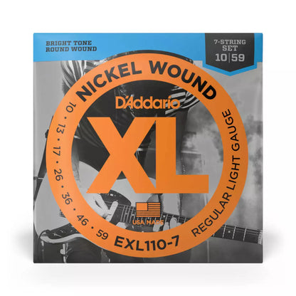 D'Addario EXL110-7 - Nickel Wound REG. LIGHT 7-STRING 10-59