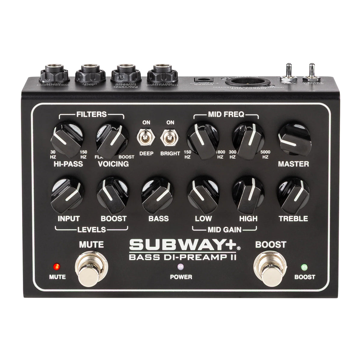 MESA BOOGIE Subway+ Bass DI-Preamp II, Black