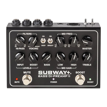 MESA BOOGIE Subway+ Bass DI-Preamp II, Black