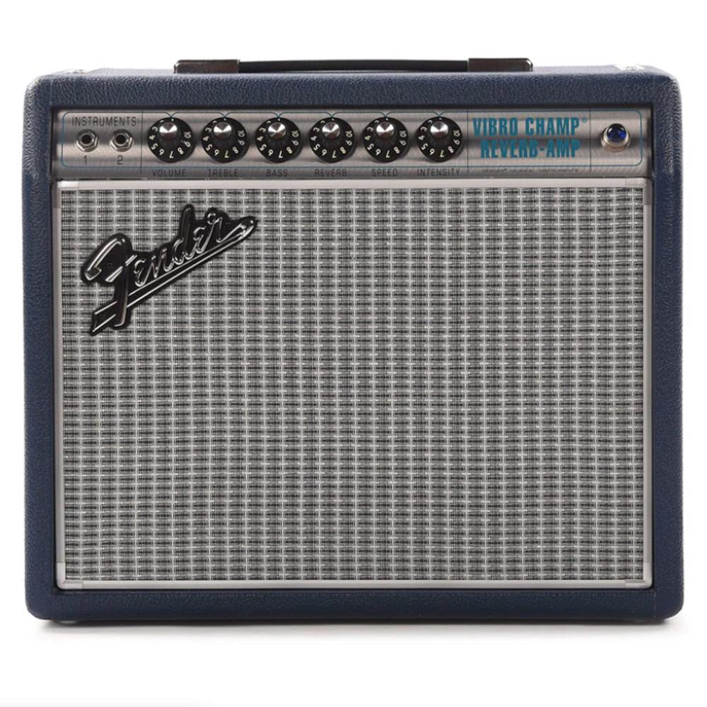Fender Limited Edition '68 Custom Vibro Champ Reverb Combo Amp, Navy