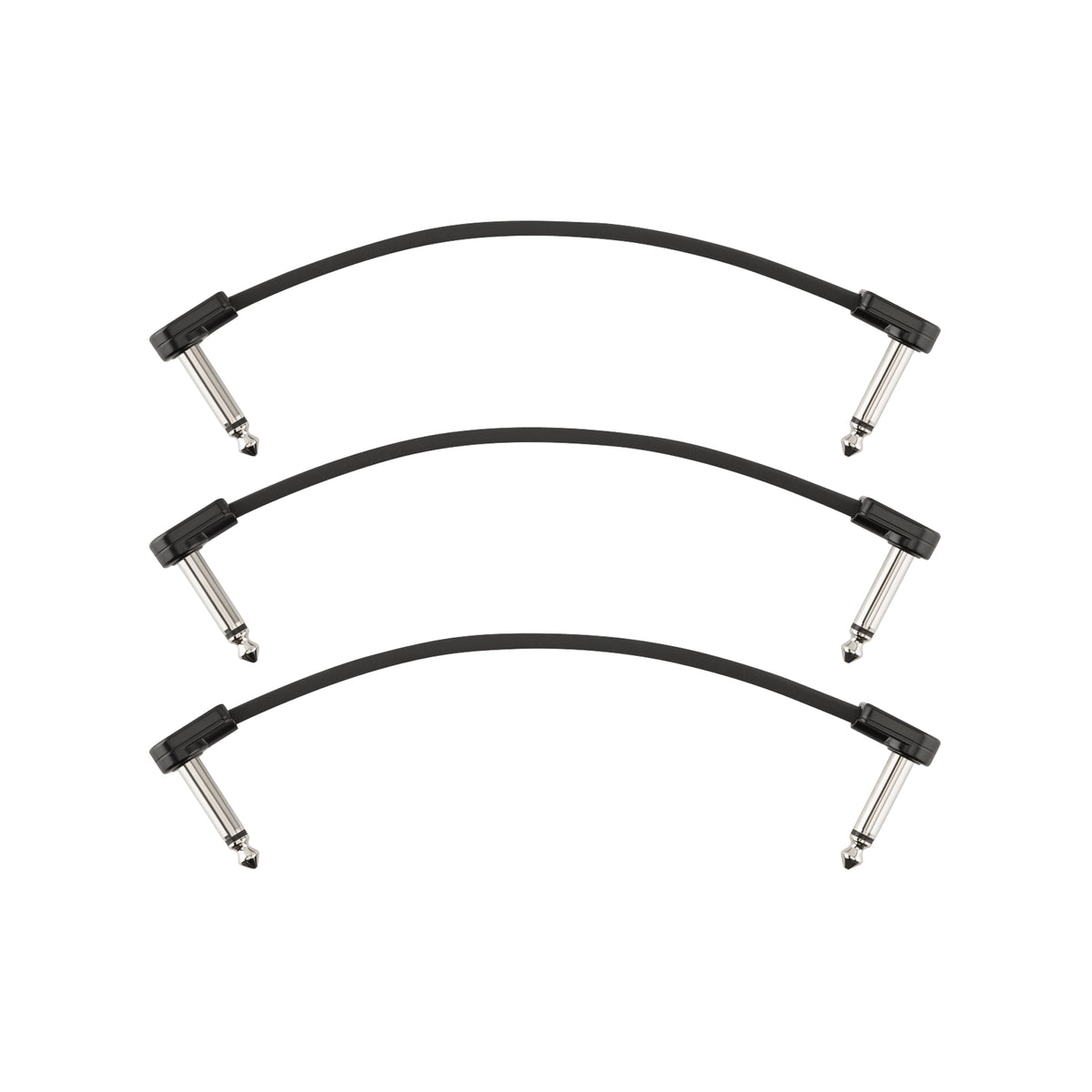 Fender Câble Blockchain 6", lot de 3, angle/angle