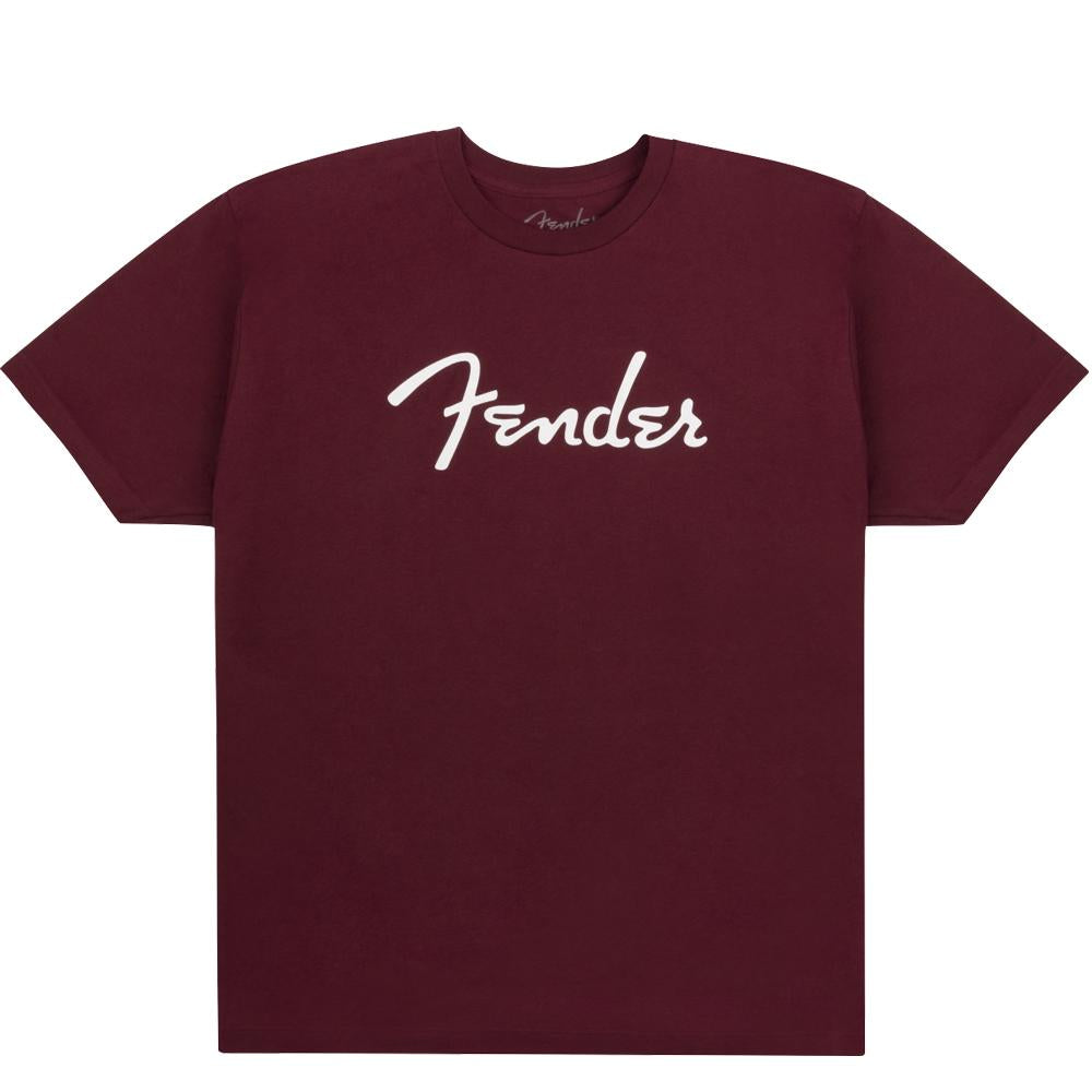 FENDER® Spaghetti Logo T-Shirt, Oxblood