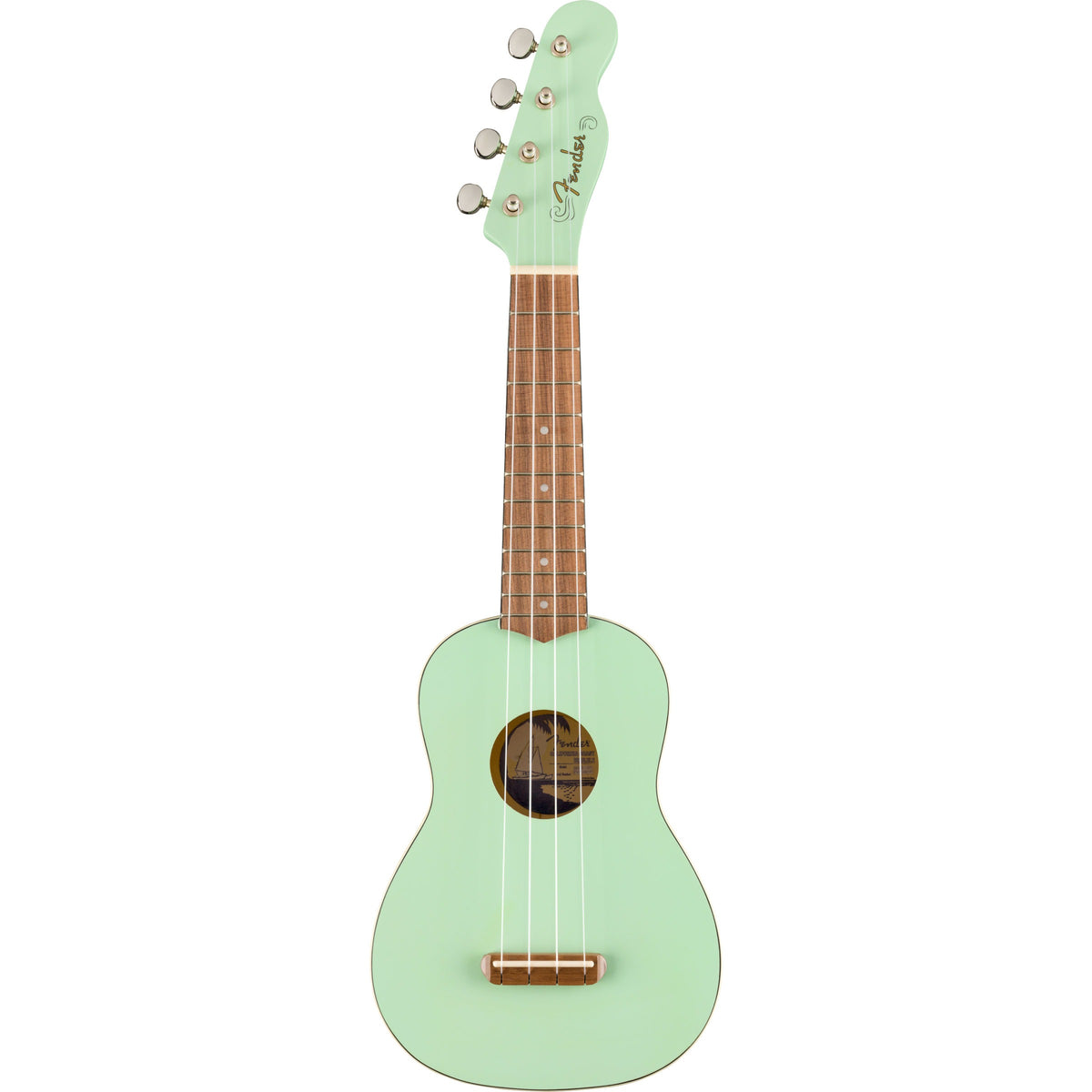 Venice Soprano Ukulele, Walnut Fingerboard, Surf Green