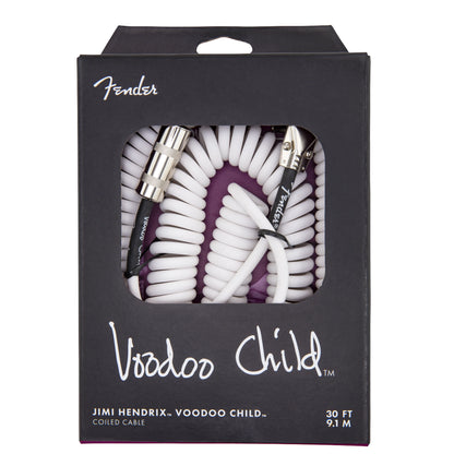 Fender Jimi Hendrix™ Voodoo Child™ Cables, 30' - Blanc