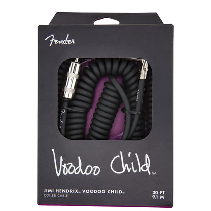 Fender Jimi Hendrix™ Voodoo Child™ Cables, 30' - Noir