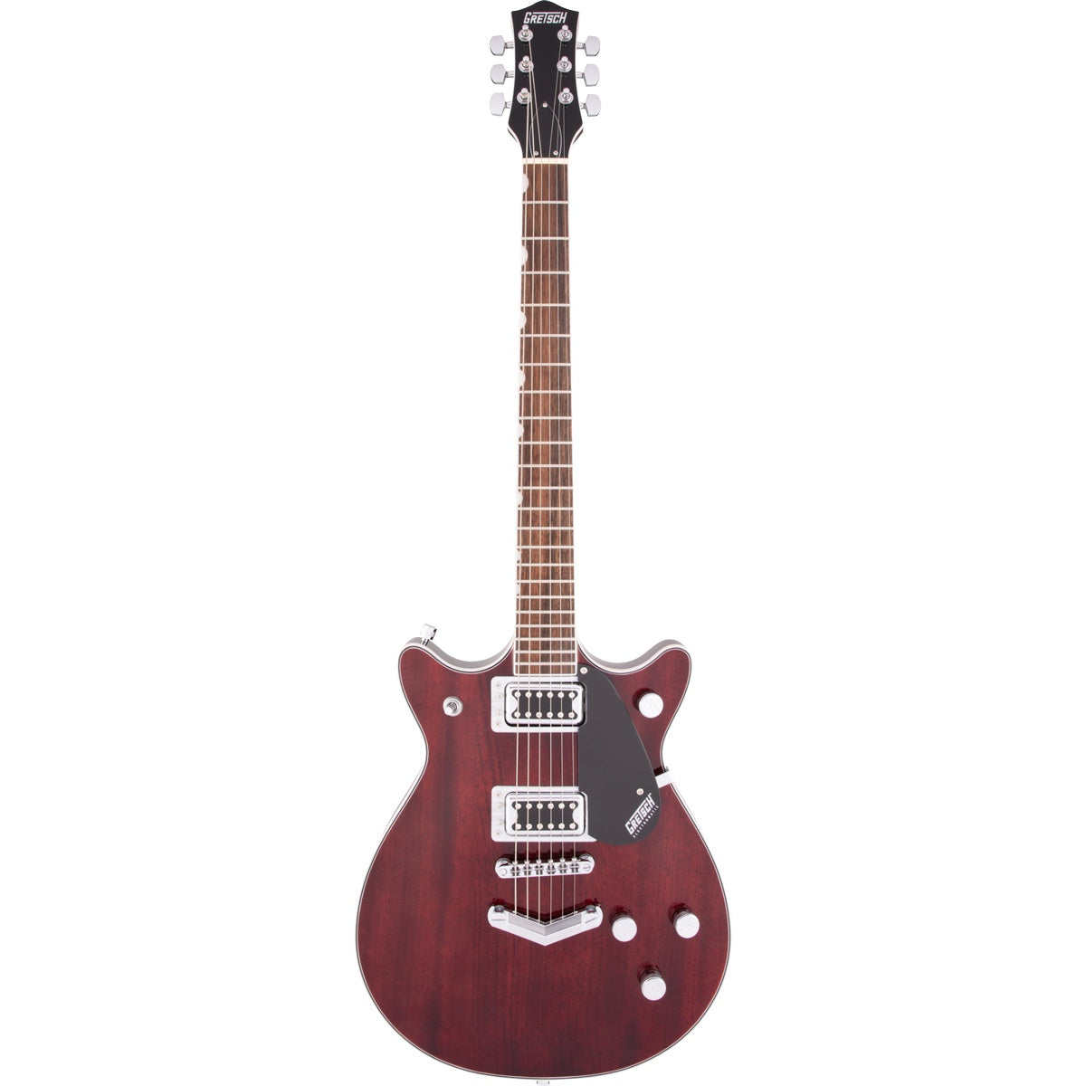 Gretsch G5222 Electromatic Double Jet BT with V-Stoptail, Laurel Fingerboard - Walnut Stain