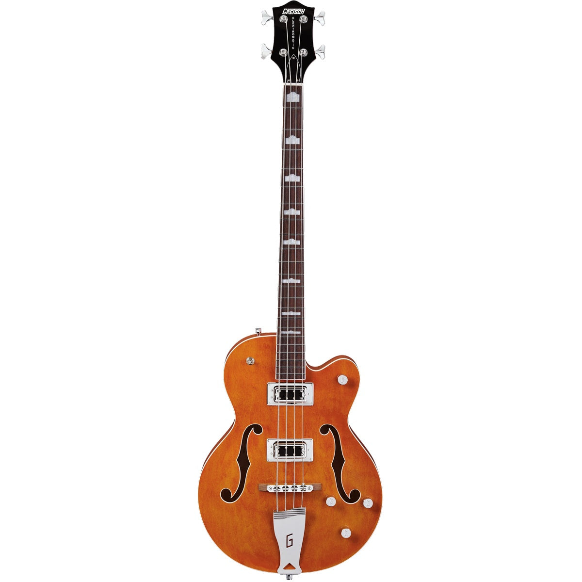 Gretsch G5440LSB Electromatic Hollow Body 34" Long Scale Bass, Rosewood Fingerboard - Orange