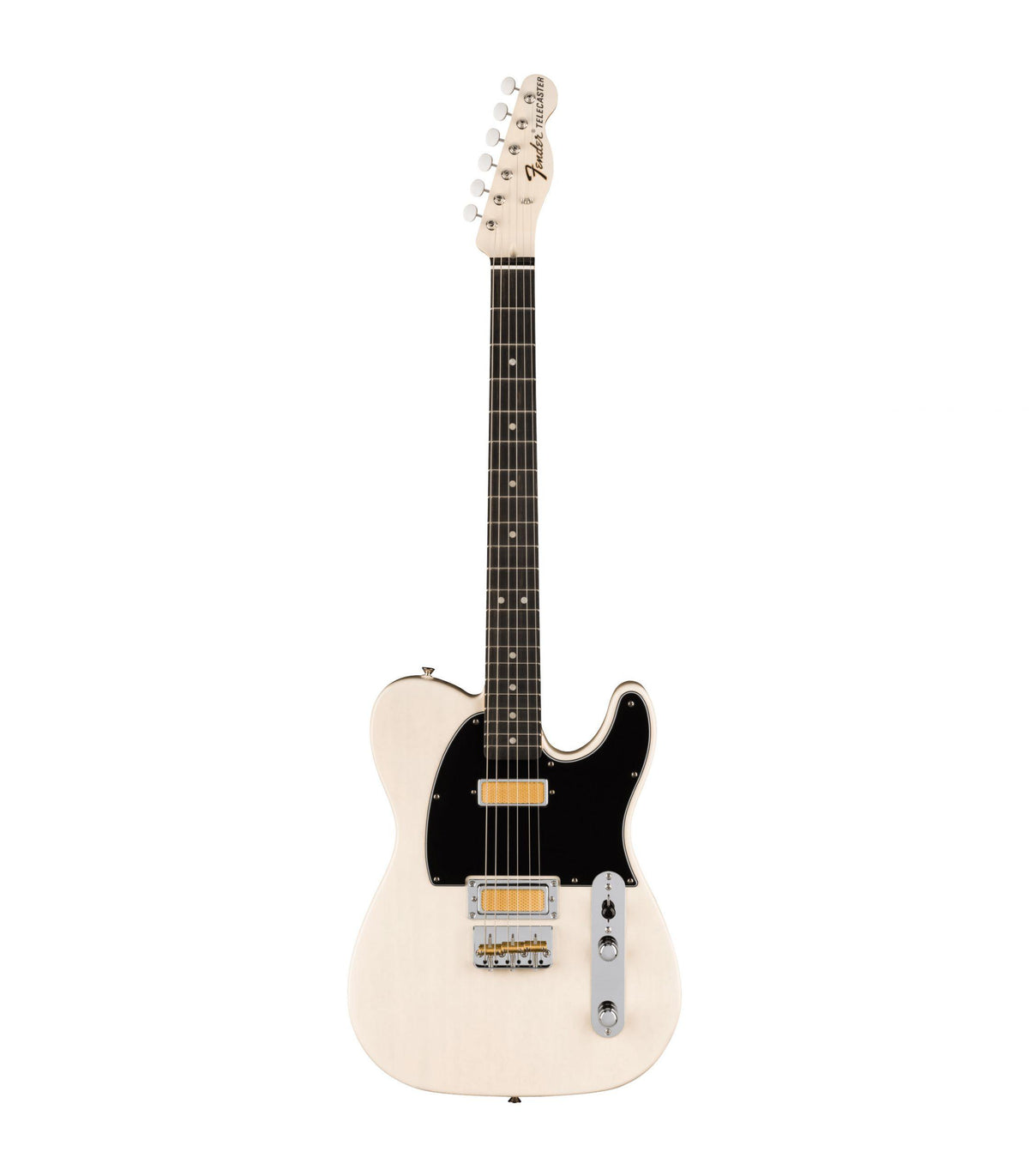 Fender Gold Foil Telecaster, Ebony Fingerboard - White Blonde