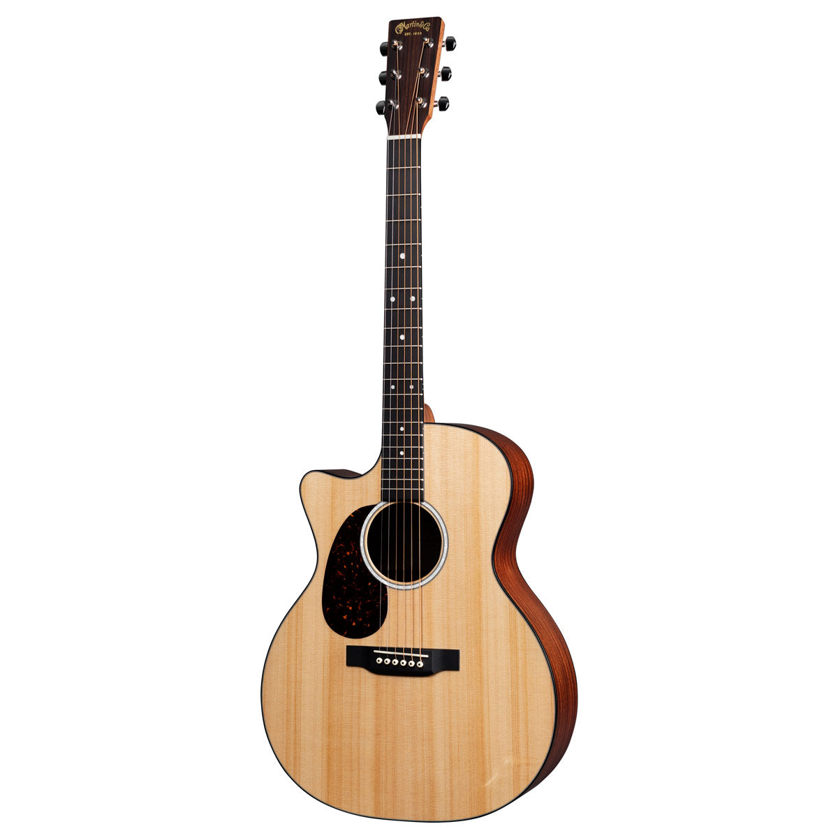 Martin Guitars GPC-11E Road Series Grand Performance Spruce/Sapele Acoustic/Electric Guitar, Left Hand, with Gig Bag
