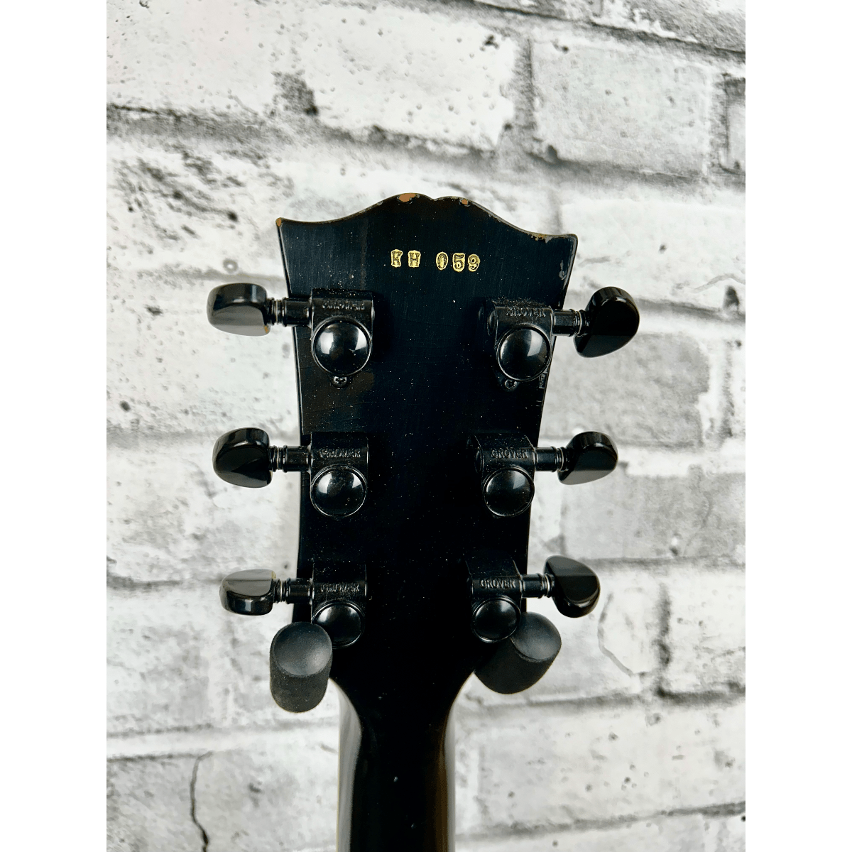 GIBSON Les Paul Custom Ebony Murphy Lab Aged Black Chrome