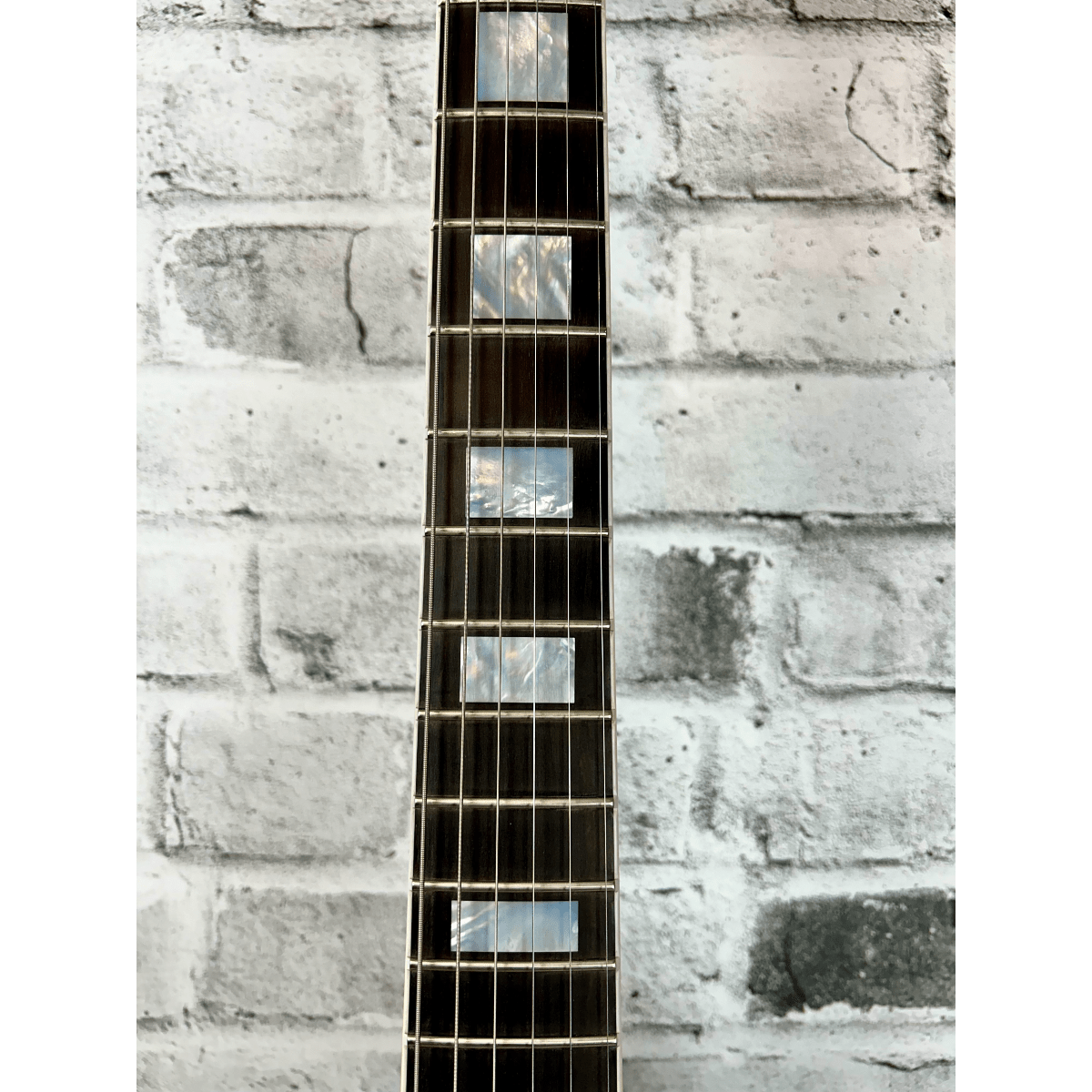 GIBSON Les Paul Custom Ebony Murphy Lab Aged Black Chrome