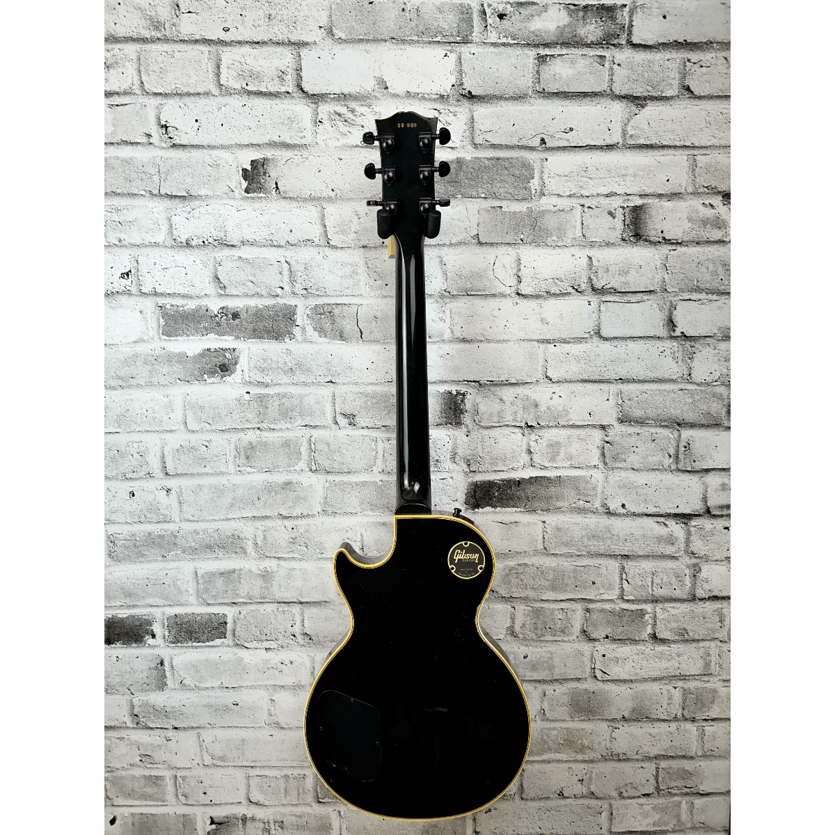 GIBSON Les Paul Custom Ebony Murphy Lab Aged Black Chrome