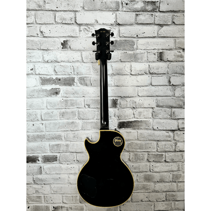 GIBSON Les Paul Custom Ebony Murphy Lab Aged Black Chrome