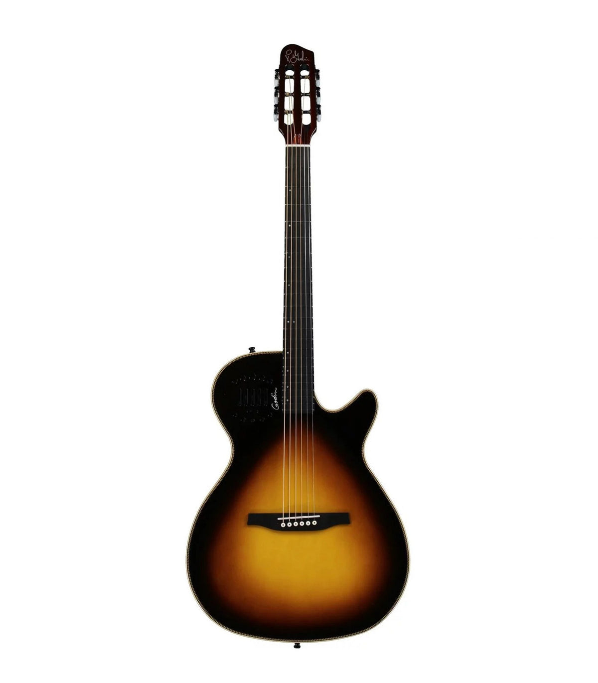 Godin Multiac Steel Duet Ambiance Sunburst