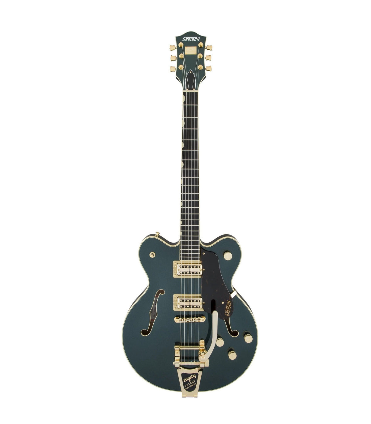 Gretsch G6609TG Players Edition Broadkaster Center Block Double-Cut avec Bigsby Vert Cadillac