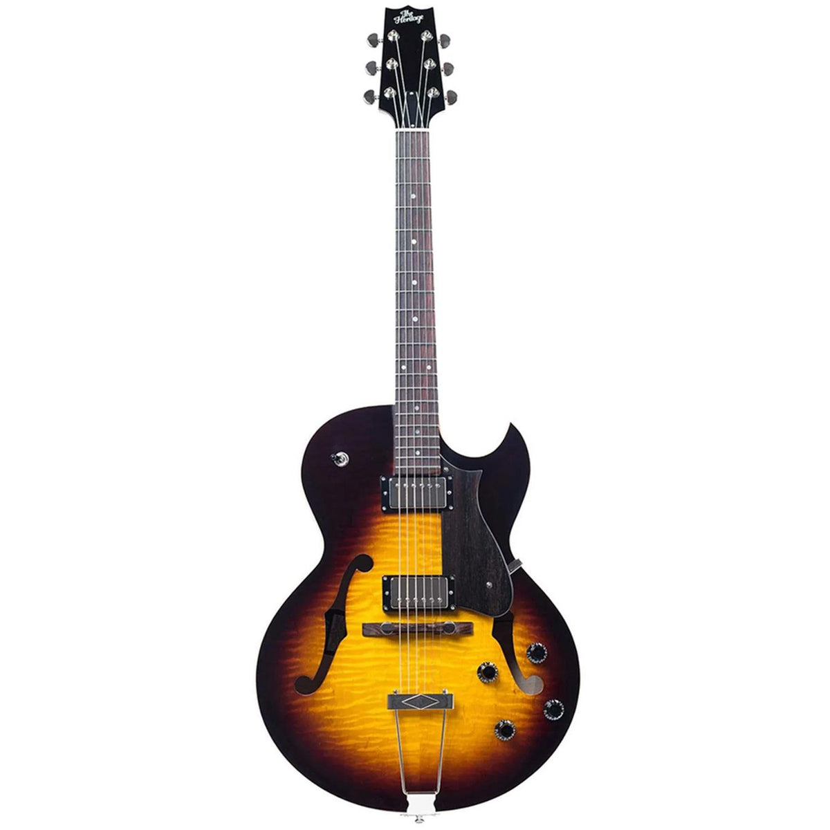 Heritage Standard H-575 Hollow Electric Guitar with Case, Original Sunburst