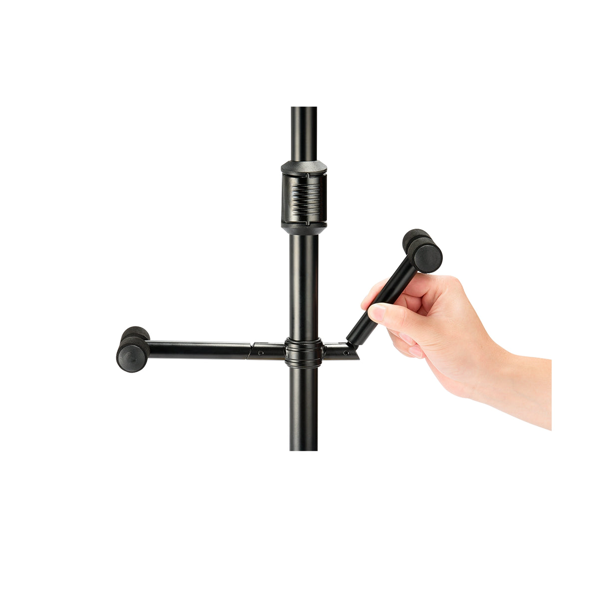 HERCULES GS422B PLUS Auto Grip System (AGS) Double Guitar Stand, Foldable Backrest